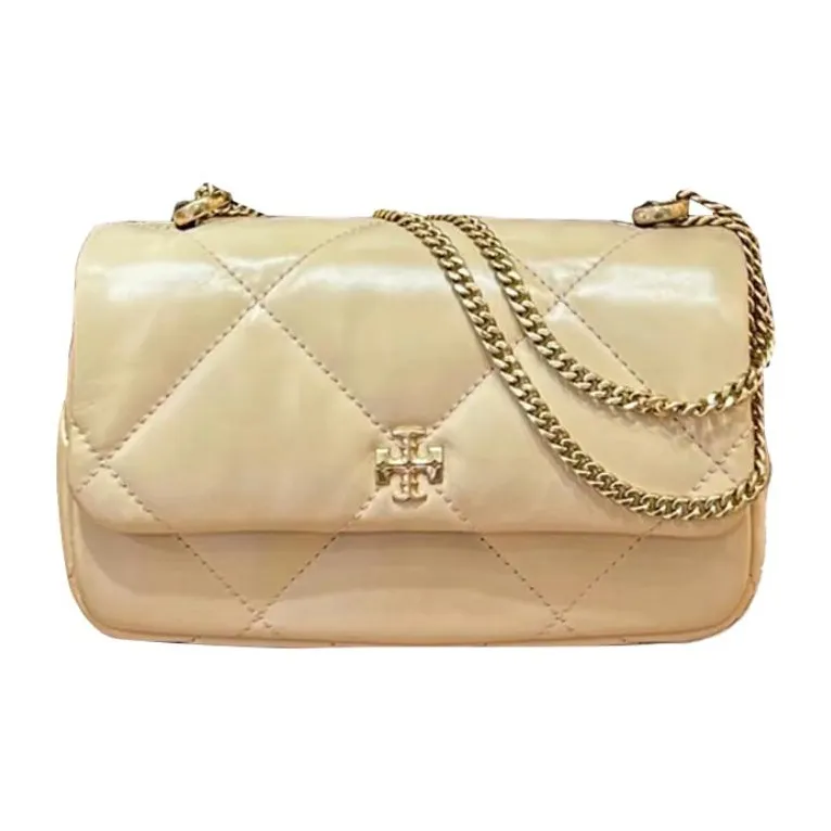 TORY BURCH Mini Soft Serve Flap Bag Vanilla-0