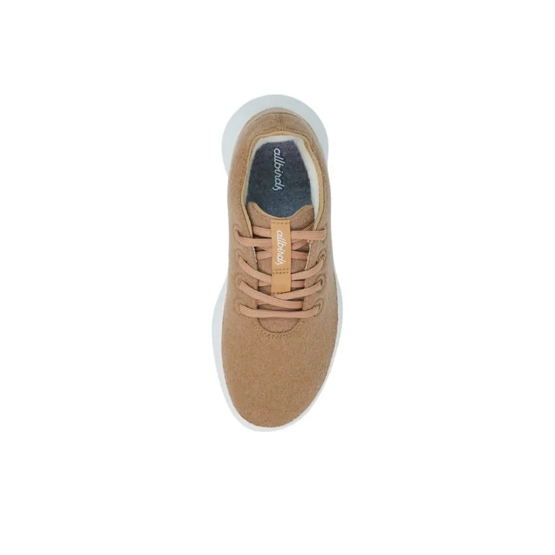 Allbirds Wool Runner Go Breathable And Lightweight Low Top Running Shoes Women's Gravel Beige-2