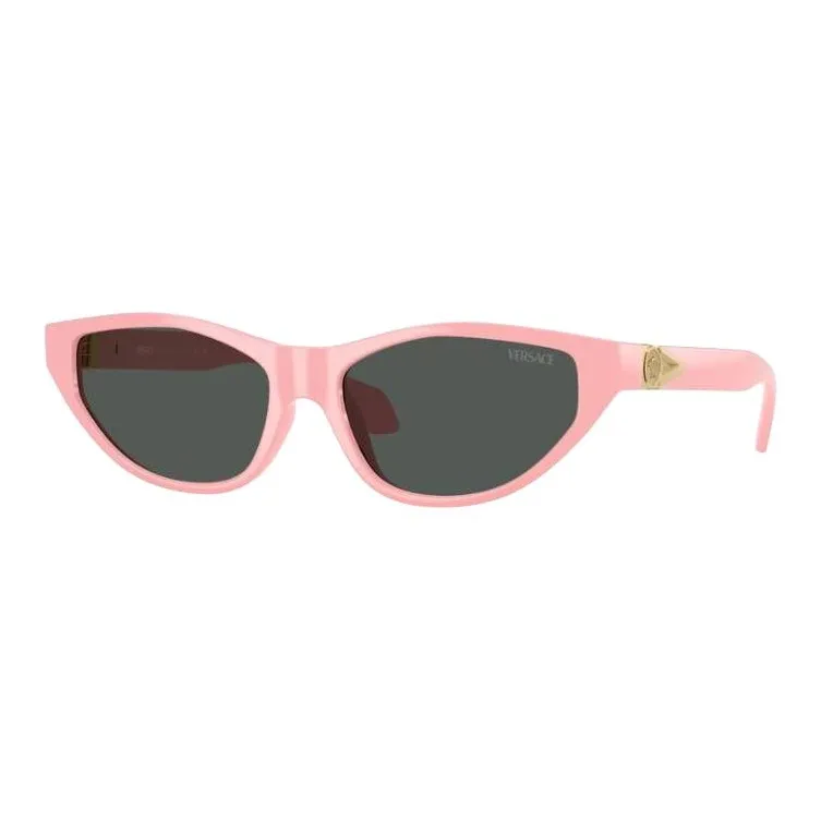 VERSACE Metal Cat Eye Sunglasses Unisex Pink-0