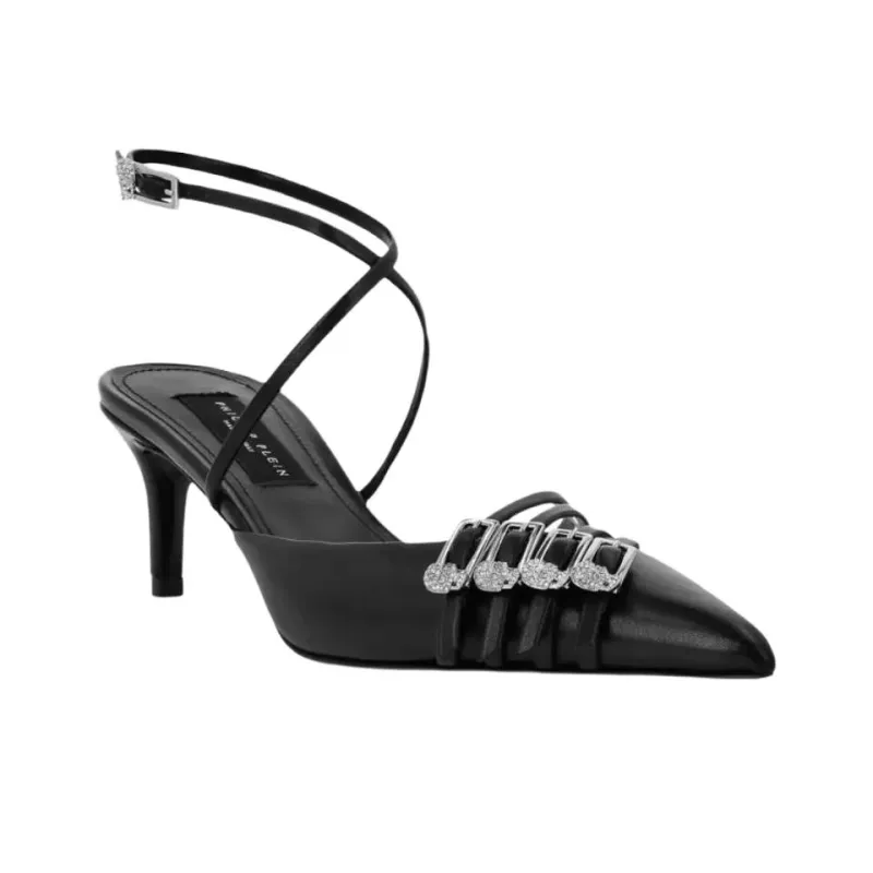 PHILIPP PLEIN Slim Heel High Heels Women's Black-2