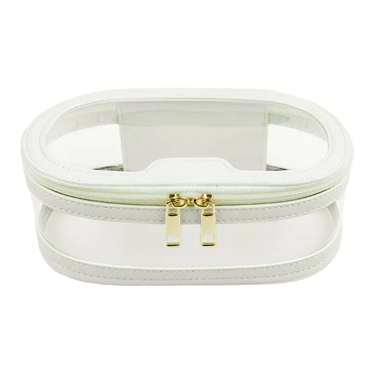 WW 160704 Refreshing Refined Cosmetics Bag Premium Small Run Design With Texture PVC Transparent Makeup Bag Makeup Bags-7
