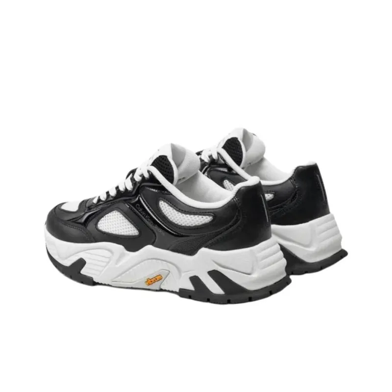 CKJ CALVIN KLEIN JEANS Chunky Runner Vibram Low Top Casual Shoes Women's Black-2