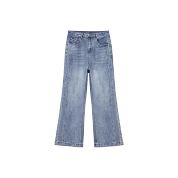 YUNFEIXIU Jeans Casual Elegance Fashion Versatile Korean Style Slimming Plus Size Summer Women's