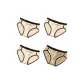 4 Pack (White+White+White+Gray)