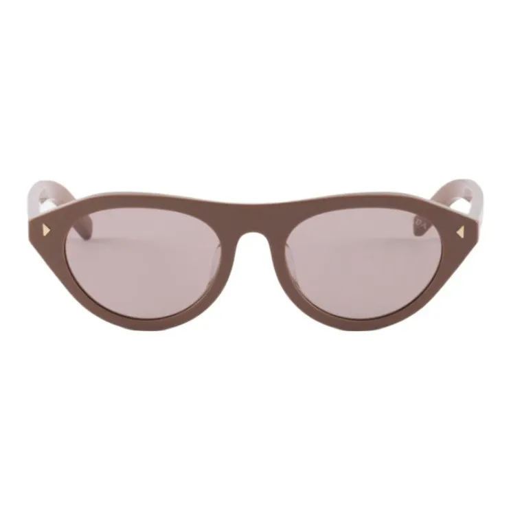 PRADA Acetate Irregular Shape Sunglasses Unisex Pink-0