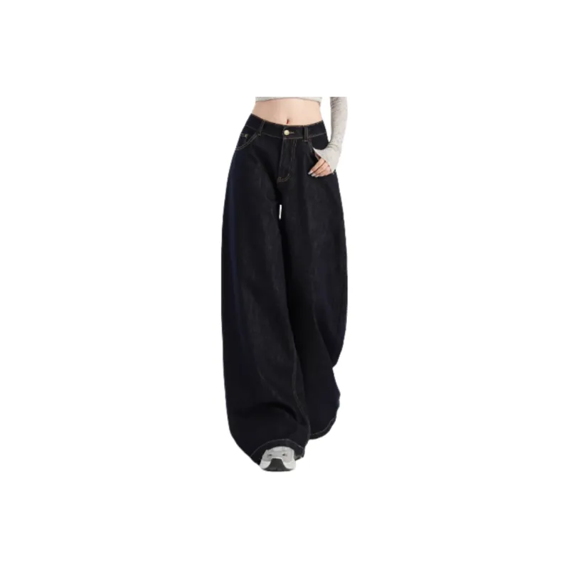 Bejirog Jeans Women's Dark Blue-0