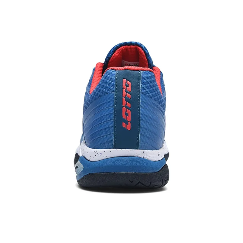 LOTTO Wear resistant And Lightweight Low Top Tennis Shoes Men's Blue-4