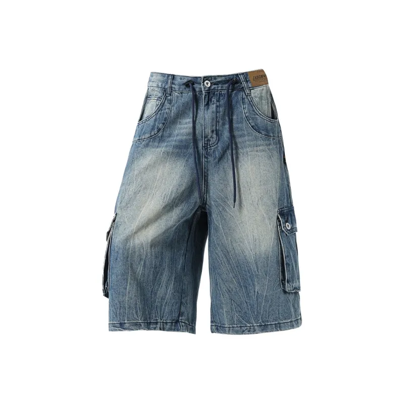JASONWOOD Denim Shorts Unisex Dark Blue-0