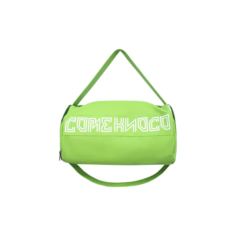 OURFUN Oxford Gym Bag Large Size Unisex White/Black/Green-10