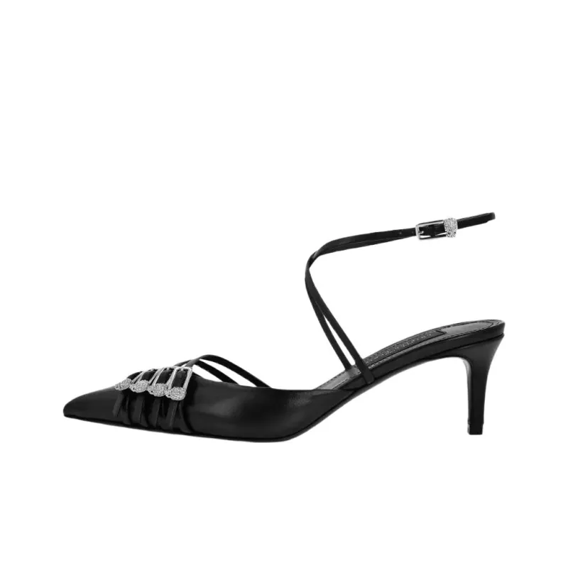 PHILIPP PLEIN Slim Heel High Heels Women's Black-0