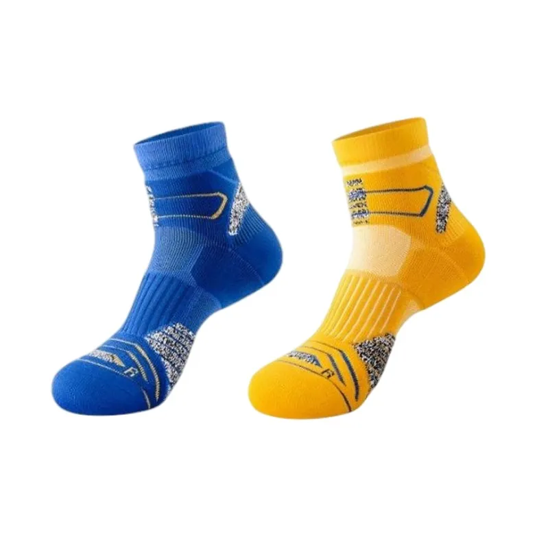 TLXT Basketball Socks Men's Slip Resistant Shock Absorbers, Comfortable And Breathable, Combo Set-9
