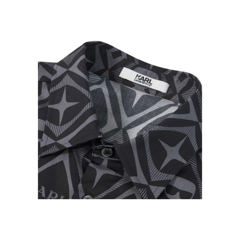 KARL LAGERFELD SS24 Shirt Men's Black-2