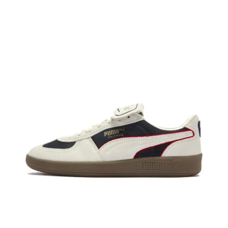 PUMA Palermo PREMIUM Abrasion Resistant Low Top Skateboard Shoes Unisex Blue White-0