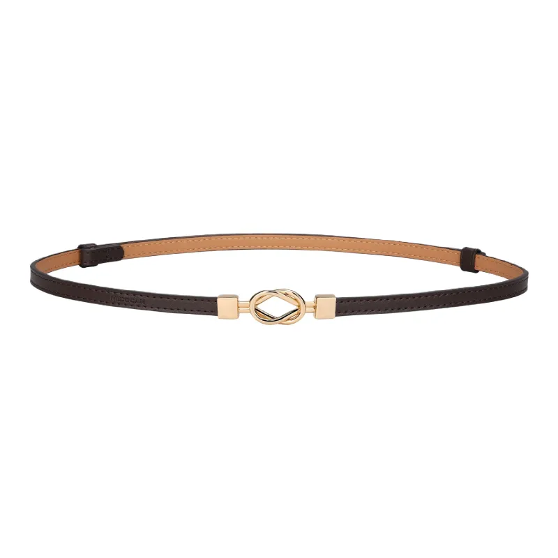 MEXICAN Polyurethane Leather Belt Women's 1cm-3