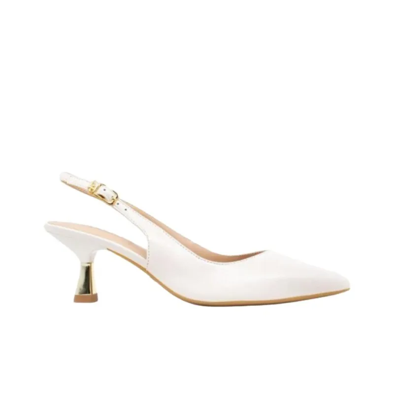 LIU·JO Slim Heel High Heels 6cm Women's White-1