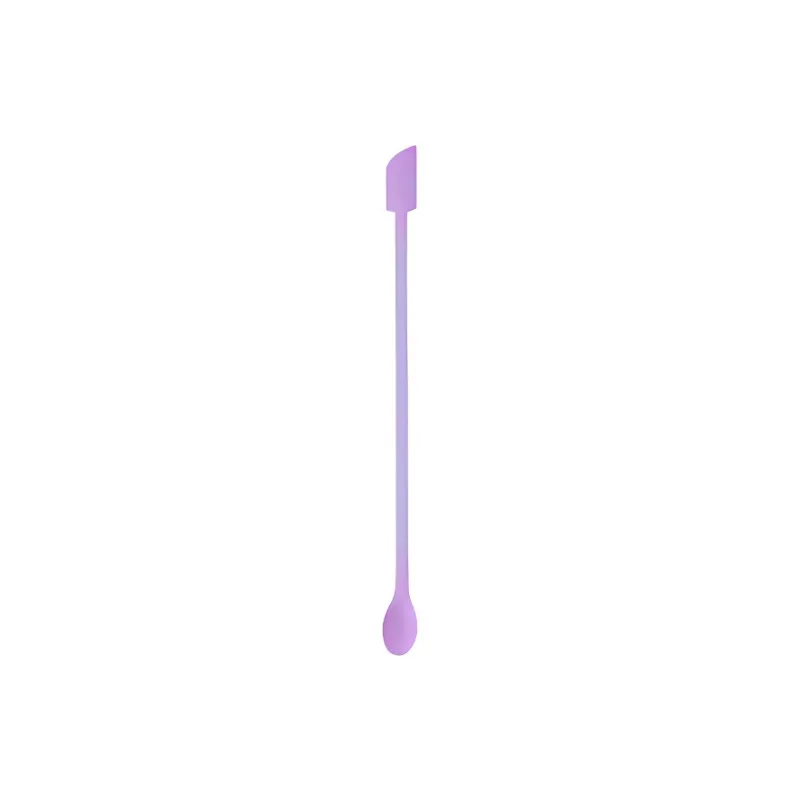 ZHENZI Cosmetics Silicone Scoop Spoon Scratch Blade Lotion Light Bottle Tool Mini-8