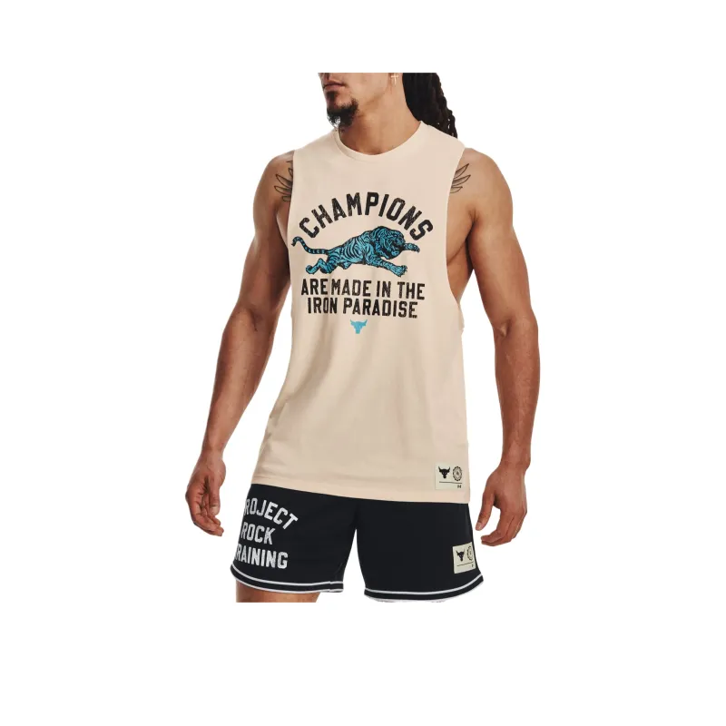 Under Armour Project RockCharged Cotton Tank Top Men's-0