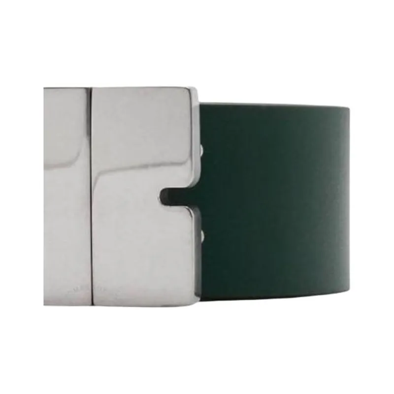 Burberry Leather Belts Men's Green -2