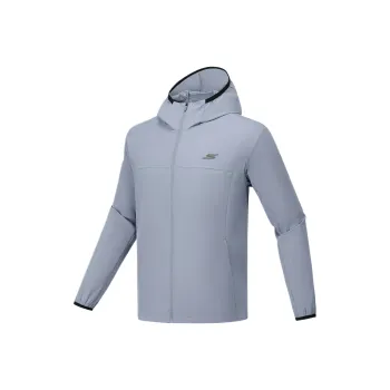 Skechers GODRI Jackets Men Trade Wind Gray 02N6