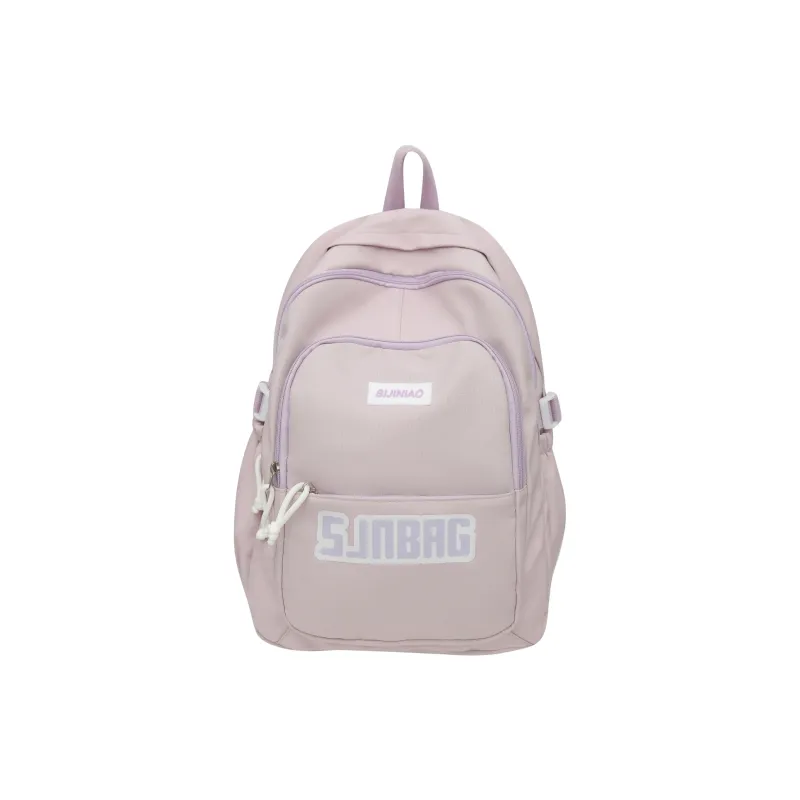 OURFUN Oxford Backpack Unisex White/Black/Purple/Yellow/Green-4