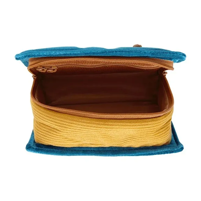 GLADEE Old Book Pouch 3/Blue Vintage Book Pencil Case Pencil Case/pencil Box-1