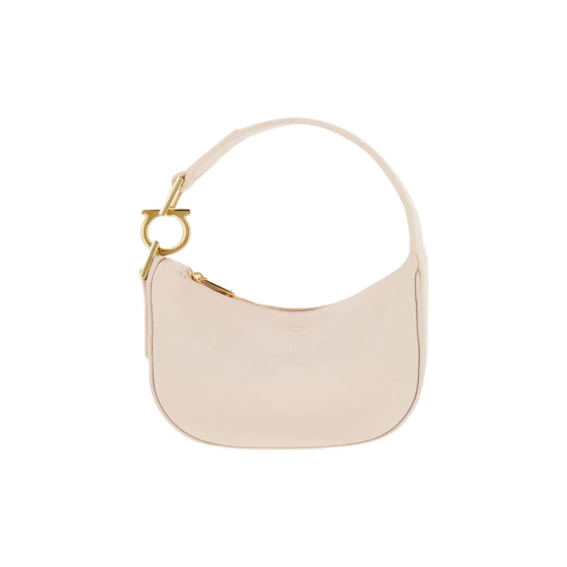 FERRAGAMO Cow Leather Hobo Bag Handbag Mini Women's Rose Pink-0