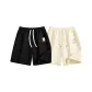 Black (Faux Fur Dog Pants Logo)+Light Beige (Faux Fur Pocket Cute Pants Logo)