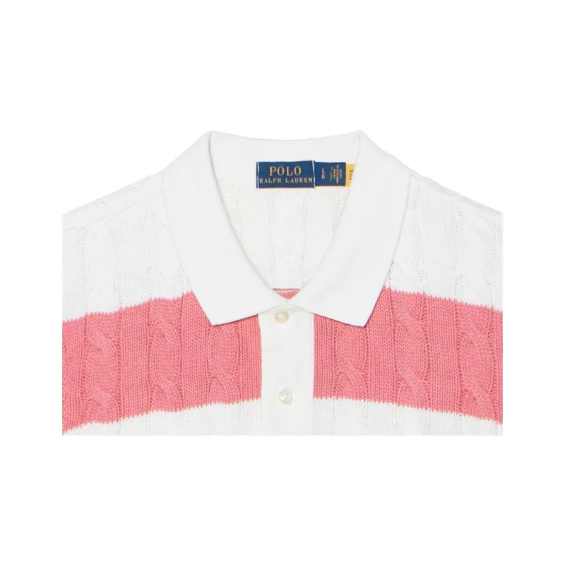 Polo Ralph Lauren FW22 Polo Shirt Women's Pink-4