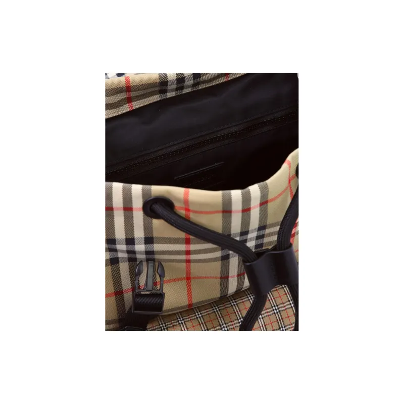 Burberry Cotton Backpack Kids' Beige-4