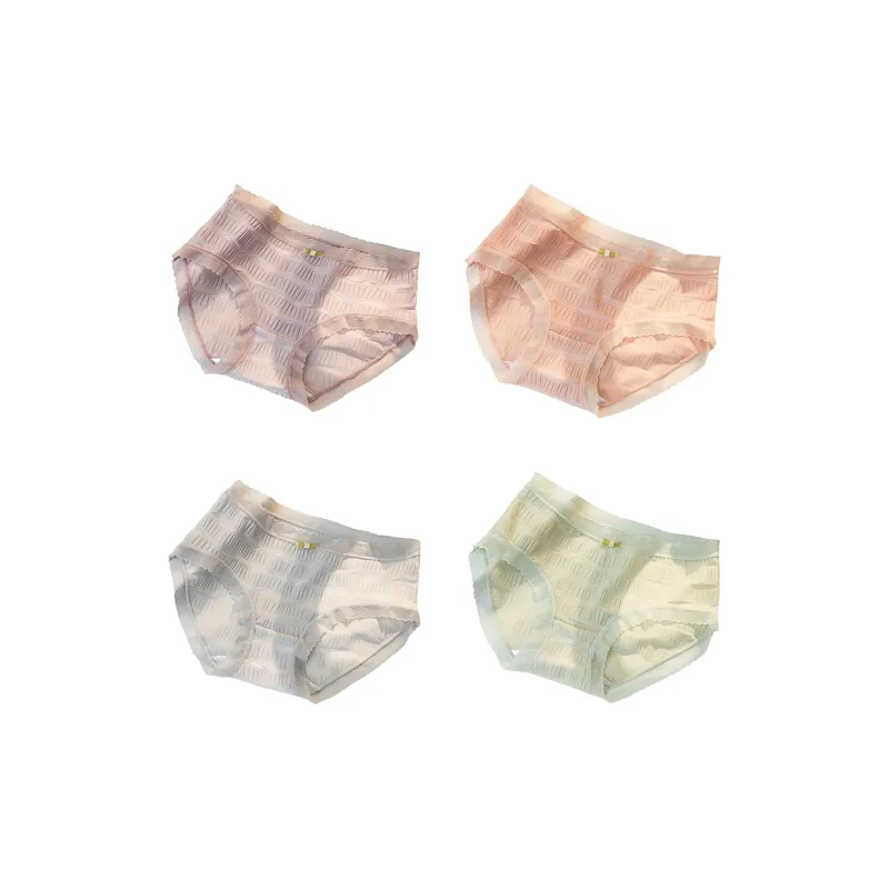 Flowers In Water Underpants Women's 4 Pack-30