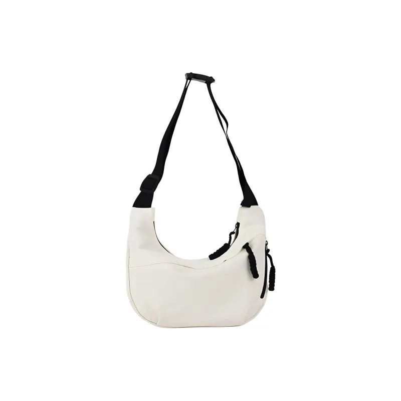Techson Nylon Shoulder Bag Unisex Ivory-0