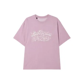 GUESS T Shirts Unisex Light Pink