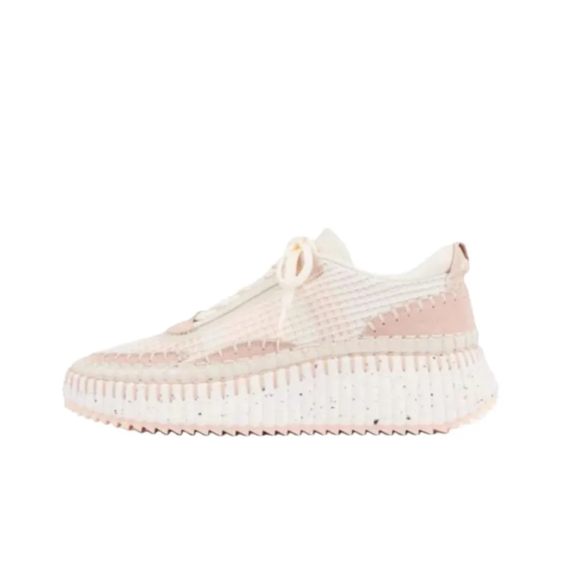 Chloe Nama Low Top Casual Shoes Women's Beige-0
