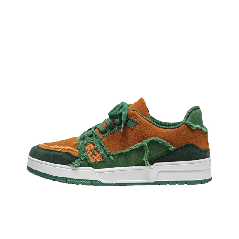 PARK DANCE Abrasion Resistant Low Top Skateboard Shoes Men's-6
