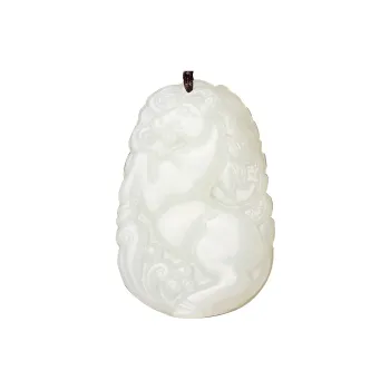WANYUHUN Hetian Jade Pendants White Jade Unisex