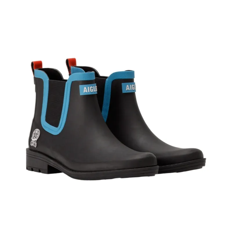 AIGLE Rain Boots Unisex Blue-2