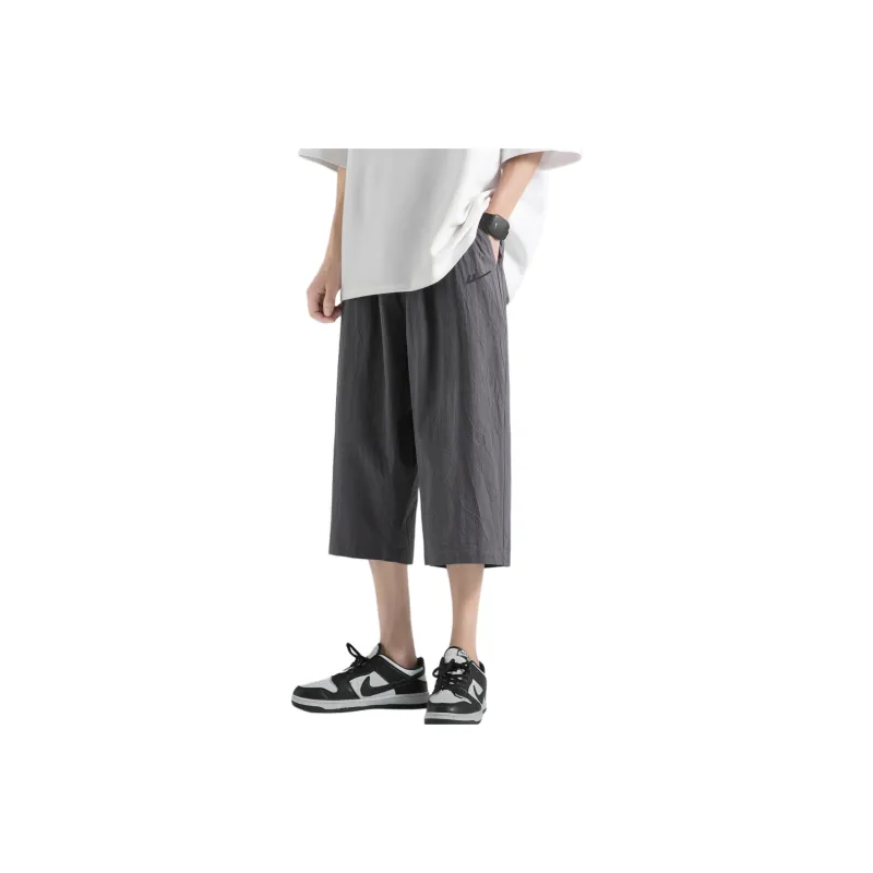 Warrior Huichao Riding The Wind Collection Casual Shorts Unisex Dark Gray-0