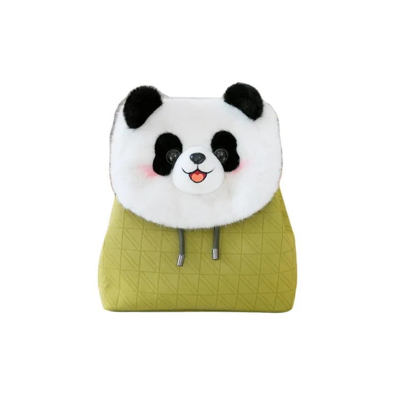 Meow In The Grass Suede Backpack Regular Women's Multicolor-0
