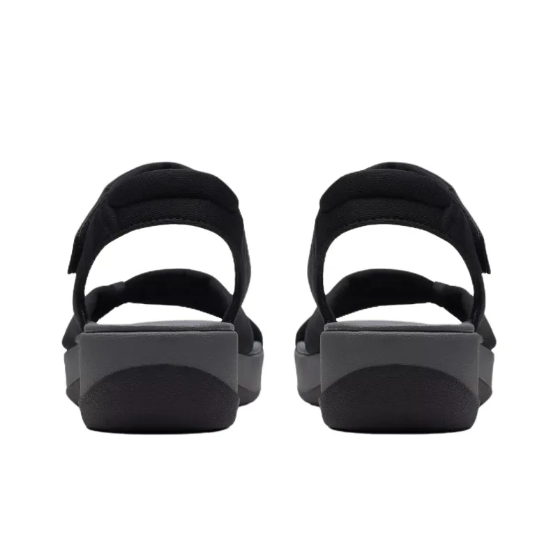 Clarks Arla Shore One Strap Sandals Women's Black-3