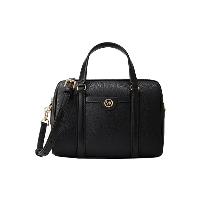 MICHAEL KORS Travel Leather Boston Cylinder Bag Handbag Trumpets Women's Multicolor-0