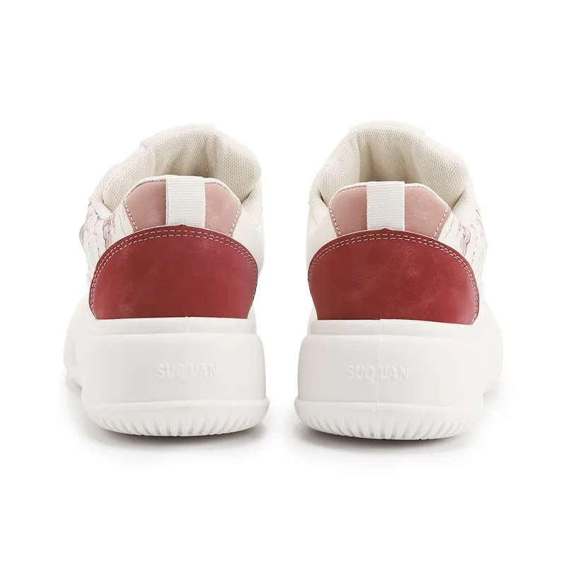 DHARRY 'Ink Gap Shoes' Height Increasing Low Top Skateboard Shoes Women's-3