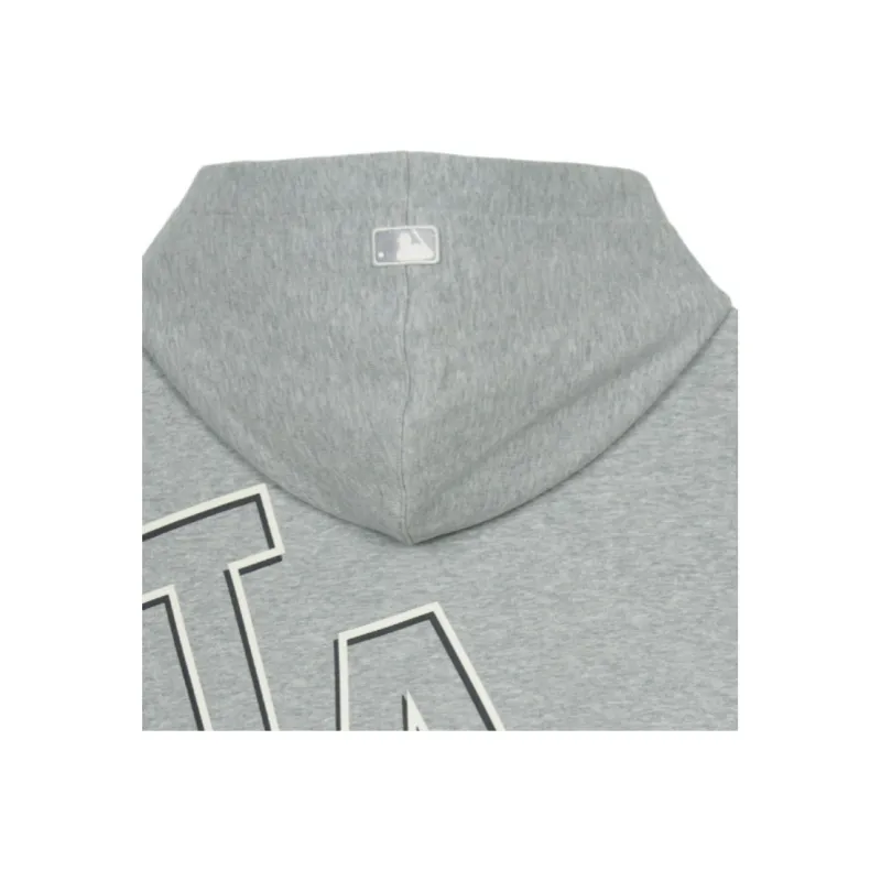 MLB LA DODGERS Mega Logo Overfit Sweatshirt Unisex Gray-2