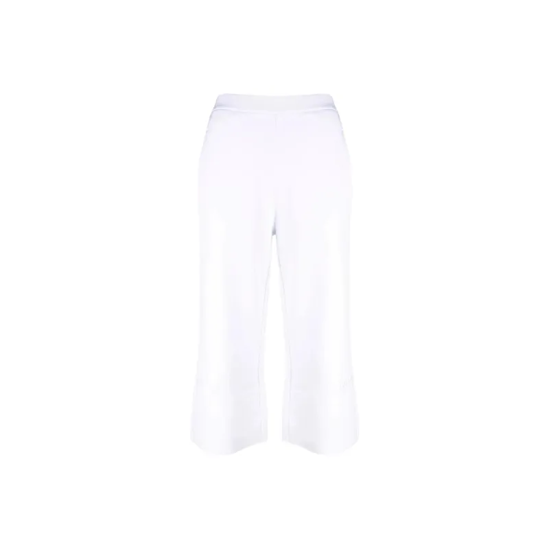 Stella McCartney Logo Embroidered Cropped Trousers-0