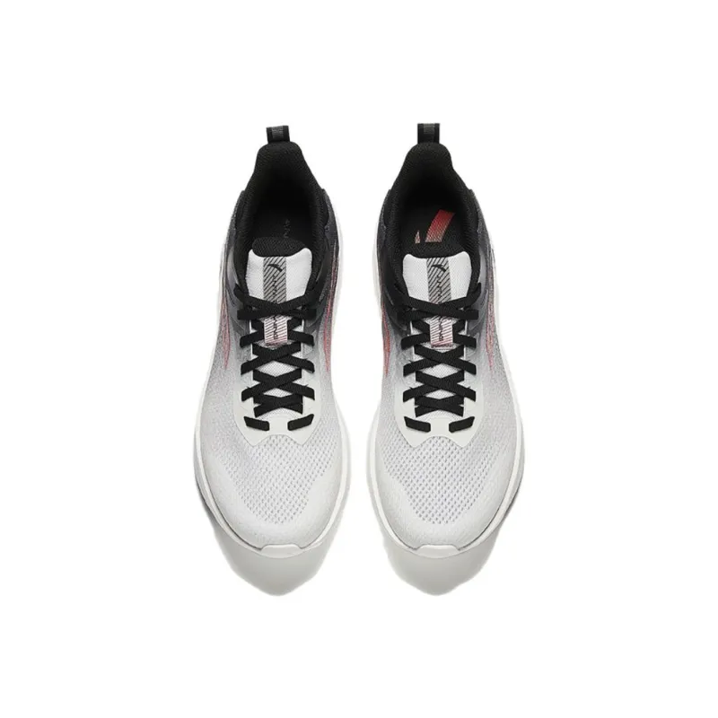 Anta Cloud Trail Abrasion Resistant Shock Absorbers Low Top Casual Running Shoes Men's Black White Gray-2