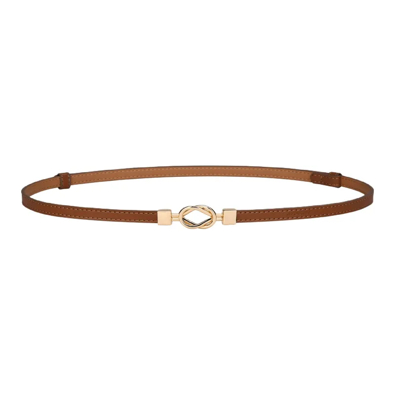 MEXICAN Polyurethane Leather Belt Women's 1cm-5