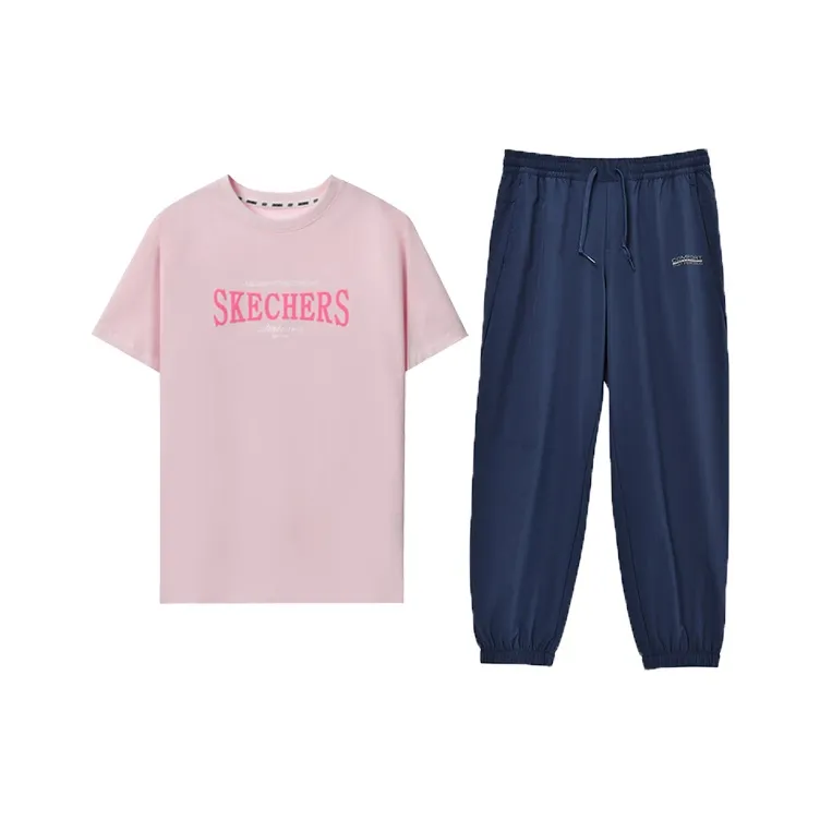 Skechers Basic Sports Collection Sports Alliance Collection Casual Sportswear Men's 2 Piece Set-0