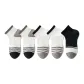 2 Black Gray Pinstripe+2 White+1 Black