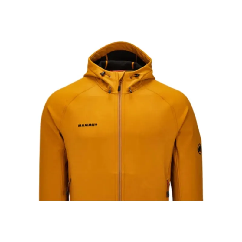 MAMMUT Clion Jackets Coats Unisex Brown Yellow Comes With Necklace-3