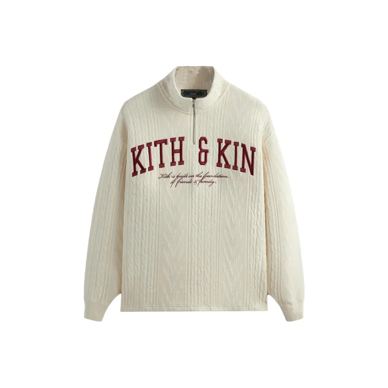 KITH Cable Fleece Quarter Zip-0