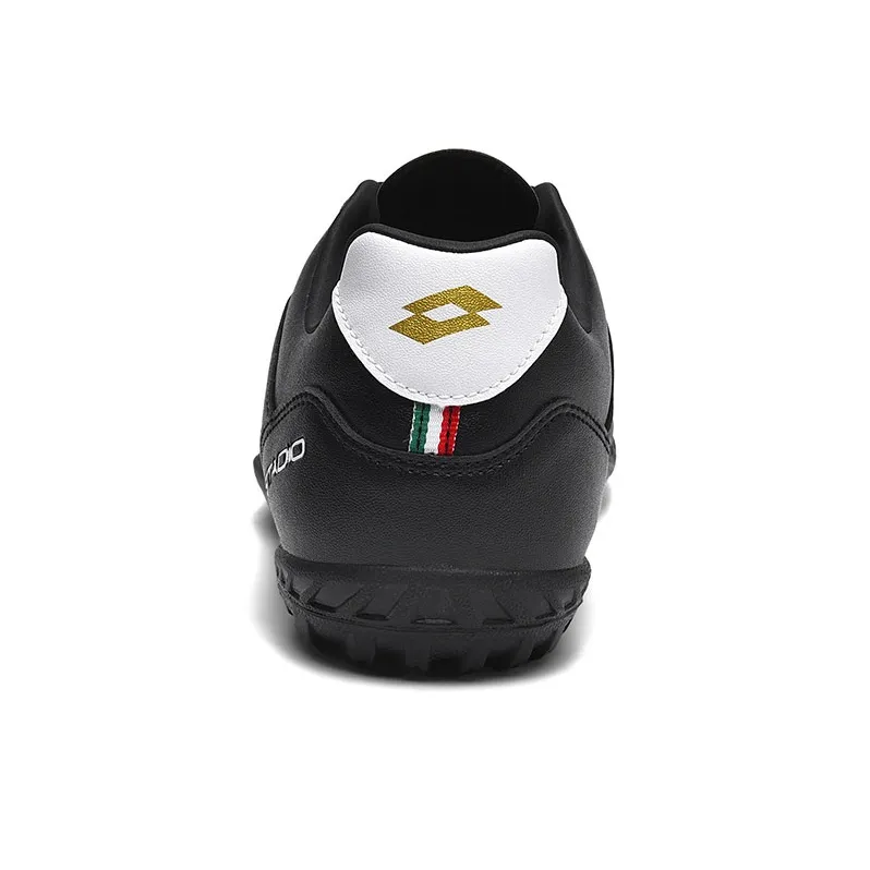 LOTTO SOLISTA Collection Anti Slip Wear Resistant Soccer Shoes Men's Black-4
